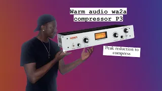 WA2A Compressor   peak reduction knob to compress