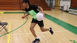 PLASTIC BAG WORK Ft Simeon Wilcher UNC Guard COMMIT How To Get Your Ball Handling BETTER!!!!