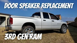 Speaker Replacement 2005 Dodge Ram 1500