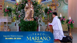 Segunda-Feira: Mistérios Gozosos | Terço Mariano com @PadreManzottiOficial | 08/04/24