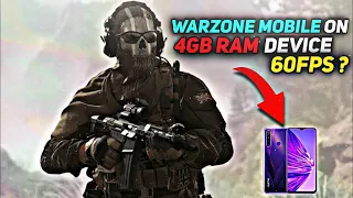 WARZONE MOBILE AFTER: UPDATE ANDROID 4GB RAM LOW END DEVICE MAX GRAPHICS GAMEPLAY