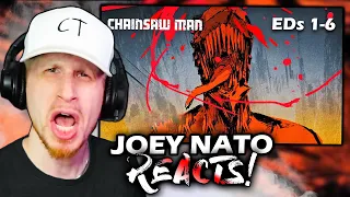 Joey Nato Reacts to CHAINSAW MAN ENDINGS!  (Part 1)