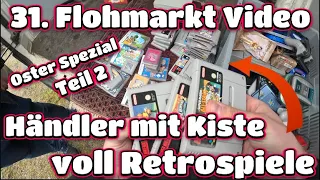 31. Flohmarkt Video /// Oster Spezial Teil 2/// eine ganze Kiste voll Retro Spiele