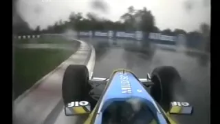 F1 Canadian GP Montreal 2003   Friday Qualifying   Jarno Trulli Arm Wrestling Onboard!