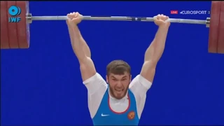 Apti Aukhadov (85 kg) Clean & Jerk 212 kg - 2015 World Weightlifting Championships