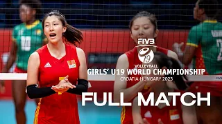 KOR🇰🇷 vs. CHN🇨🇳 - Full Match | Girls' U19 World Championship | Playoffs