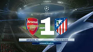 Arsenal vs Atletico Madrid Uefa EL Live! part 1