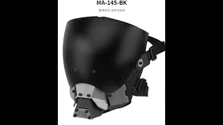 [WOSPORT MA-145-BK] Cyberpunk Commander Mask