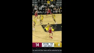 Indiana's Trayce Jackson-Davis Dunk vs. Iowa | Indiana Men's Basketball