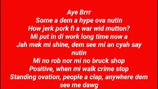 BUSY SIGNAL ft AFRO B 100% Lyrics