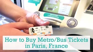 How to Buy Metro Tickets in Paris, France