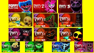 Poppy Playtime: 1,2,3,4,5,6,7,8,9,10,11,12,13 - Icons