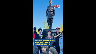 Statue Of Sikh Soldier Unveiled In UK To Honour Community's Bravery #shorts