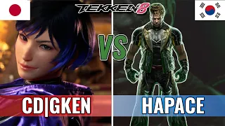 TEKKEN 8 || CD|GKEN (#3 RANKED REINA) VS HAPACE (EDDY) || RANKED MATC!!!