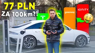 Ile kosztuje podróż SAMOCHODEM ELEKTRYCZNYM w 2024? 🤯 ALE CENY!