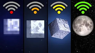 minecraft moon in different WI-FI - compilation