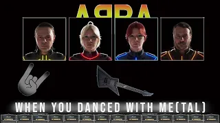 ABBA -  When You Danced With Me(tal) , lyrics video, spiced up