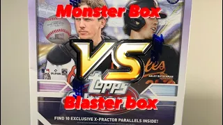 Monster Box VS Blaster Box 🤔 2023 Topps Chrome Showdown!