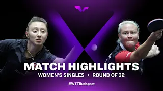 Sofia Polcanova vs Georgina Pota | WS | WTT Champions European Summer Series 2022 (R32)