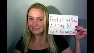 Video 437 Forskjell mellom A2 og B1 skrifltig norskprøve