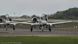 USAF A-10c Thunderbolt II Jets landing