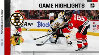 Bruins @ Blackhawks 3/14 | NHL Highlights 2023