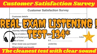 customer satisfaction survey ielts listening test with answers