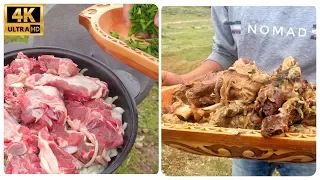 Just look what a TENDER MEAT! ASMR in Nature ☆ Issue # 1 ☆ Nomad Cuisine ☆ ENG SUB