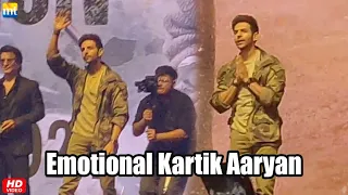 Chandu Champion trailer launch : Kartik Aaryan gets Emotional on stage seeing locals support