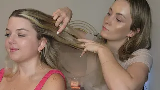 ASMR Girl At The Back Of The Class Plays With Your Hair - Gentle Hairplay, Hairstyling & Braiding