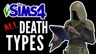 The Sims 4: ALL DEATH TYPES! (Up to Tiny Living) 😂😈