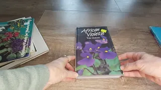 Huge AFRICAN VIOLET Book Haul - Quick Book Review - Great Information on African Violet Plants -