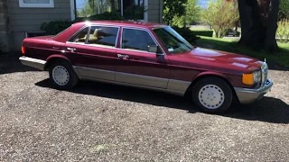 1987 420SEL walk around