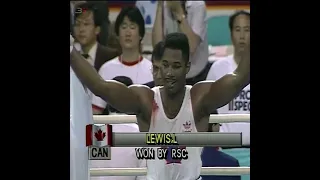 Lennox Lewis (CAN) vs. Riddick Bowe (USA) - Highlights "1988 Olympic Final" #shorts #highlights
