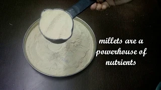 How To Make Millet Flour From Millets at Home Grind Millet at Home