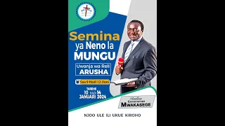 4. MALENGO MKAKATI YA KUFANIKISHA MIPANGO YAKO || MWL, CHRISTOPHER MWAKASEGE: ARUSHA 2024