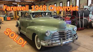 Saying Goodbye to an Old Friend! 1948 Chevrolet Stylemaster Coupe is Leaving Strong's Garage!