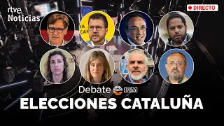 CATALUÑA: DEBATE para las ELECCIONES del 12M entre CANDIDATOS y REPRESENTATES | RTVE