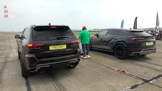 Lamborghini Urus vs Jeep Grand Cherokee Trackhawk