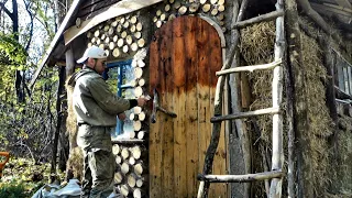 Домик в лесу | Покрасил дверь | Собрал лесной урожай