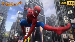 Marvel Spidermen 2 (PS5) Peter Classic Suit Open world gameplay (4K HDR + RAY TRACING)