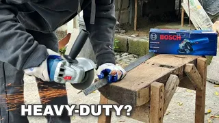 BOSCH GWS 750-100 PROFESSIONAL ANGLE GRINDER | TESTING AND REVIEW