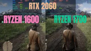 Ryzen 5 1600 vs Ryzen 7 1700 Which is enough for RTX 2060