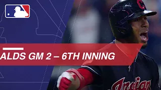 Watch Francisco Lindor's grand slam in the full Indians' 6th inning in ALDS Game 2