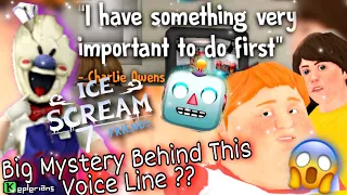 Big Mystery Behind Charlie Voice Line Revealed In Ice Scream 7 || Ice Scream 7 Leaks || Ice Scream 7