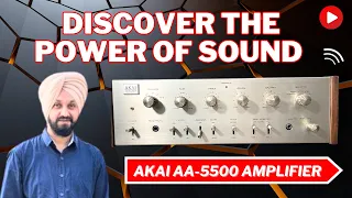 Discover the Power of Sound: AKAI AA-5500 Amplifier - Unleash Audio Excellence! 🎵