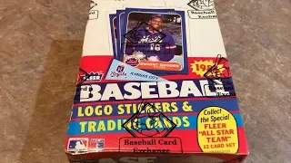 1986 FLEER BOX BREAK! (Throwback Thursday)