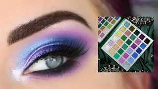 Mikayla x Glamlite Paht 2 Palette | Blue & Purple Eyeshadow Tutorial