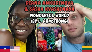 Diana Ankudinova, Sasha Kvashenaya - Wonderful World Reaction (By L. Armstrong) | FIRST TIME HEARING