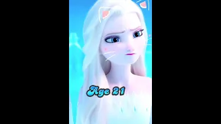 Elsa age 10 to age 21 Evolution edit 💜💖#youtubeshorts #short #shorts #shorts